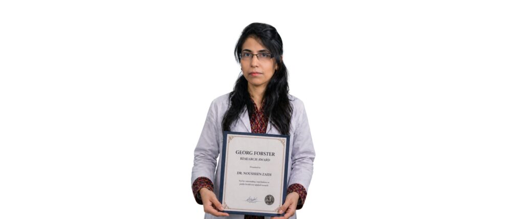 Dr Nousheen Zaidi Becomes First Pakistani to Win Georg Forster Research Award