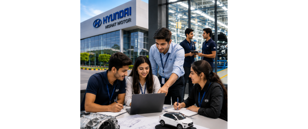 Hyundai Nishat Motor is Hiring Summer Internship Program 2026 Across Pakistan – Apply Now!