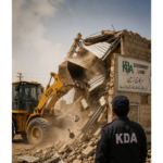 KDA Recovers 25 Acres of Govt Land During Anti-Encroachment Drive in Surjani Town