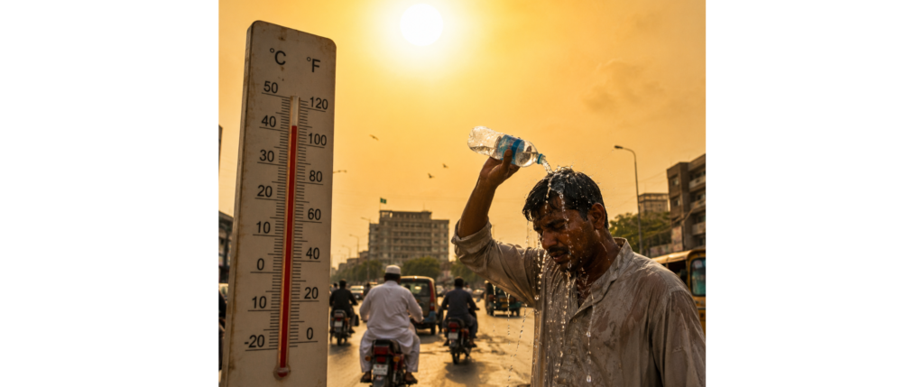 PMD Warns of Intense Heat in Karachi with Feels-Like Temperature up to 47°C
