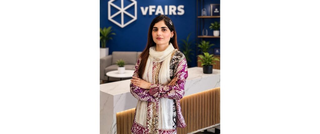 Mubashra Bashir Appointed as Human Resources Manager at vFairs