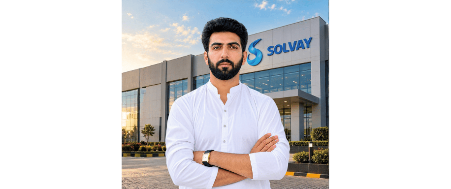 From Pakistan to Belgium, Subhan Mehmood Begins His International Journey with Solvay