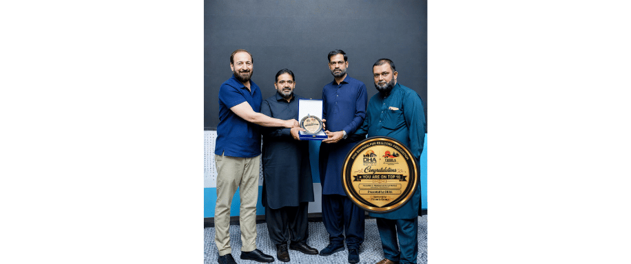 Muhammad Junaid Hafeez, CEO of Bahawalpur Estate & Builders, Recognized As Top 5 Realtor Of DHA Bahawalpur